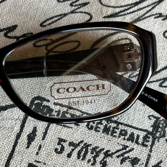 NEW!Coach Eyeglasses HC 6009 (Violet) 5001 Dark Tortoise Oval Frame 52[16 135 - Picture 10 of 13